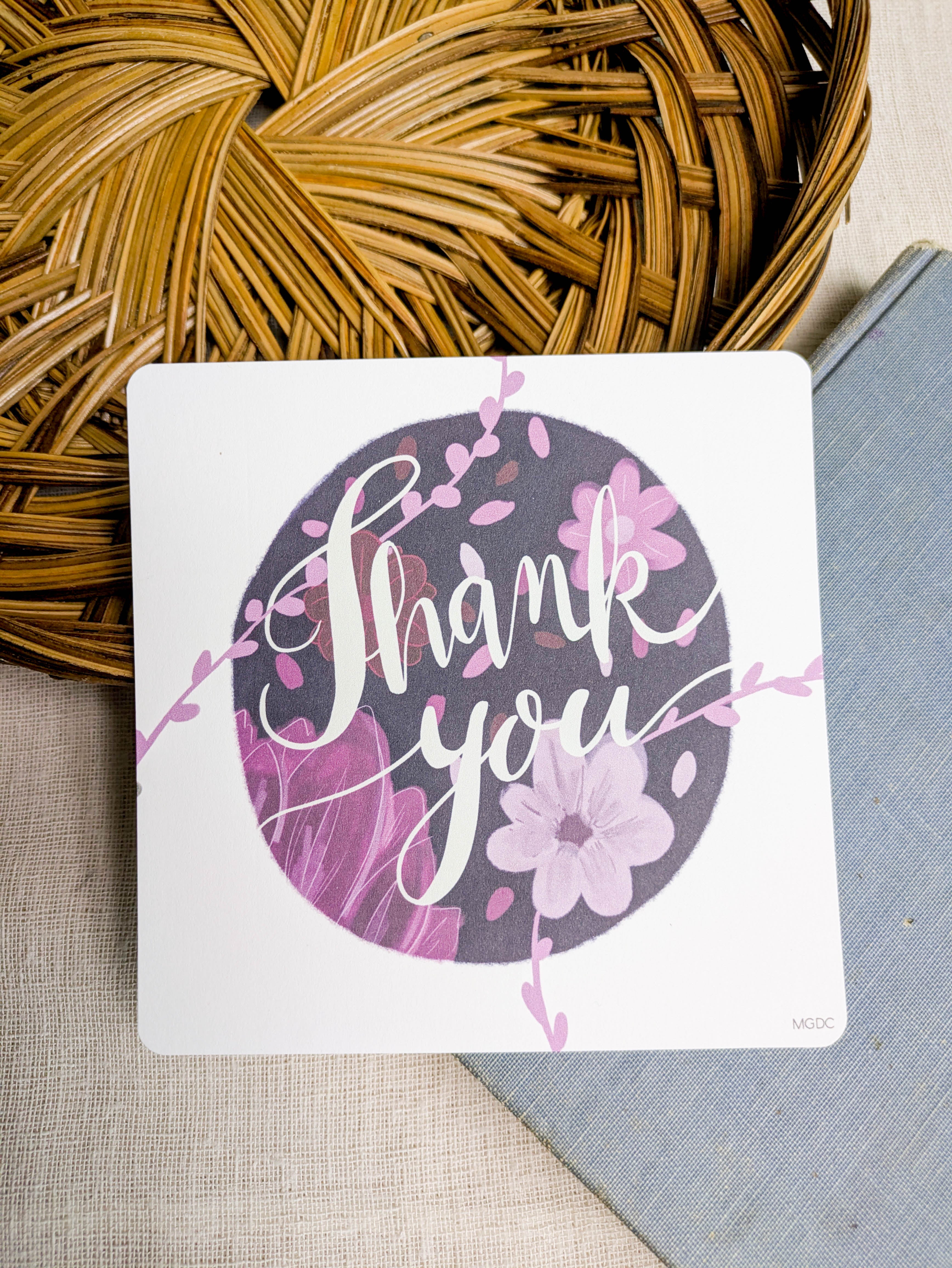 Floral Inspired Thank You